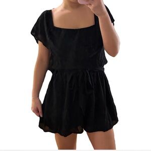 Mara Hoffman off-the-shoulder Romper